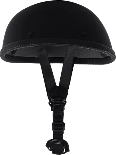 Beanie - Casco de motocicleta aprobado por DOT, casco de media cara para adultos, casco de media cara para crucero, scopper, ciclomotor,