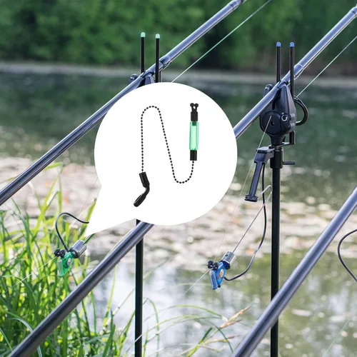 Miniatura 9 de 3 unids Pesca Alarma Accesorios de Pesca Carpa Bite Indicador Percha Rack