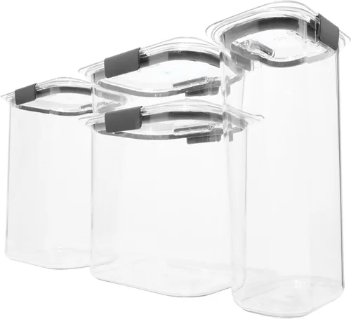 Miniatura 2 de Rubbermaid Brilliance - Recipientes para almacenar alimentos, libres de bisfenol A, con tapas