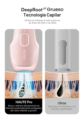 Miniatura 4 de INIA Depilación Láser con Cuidado de Enfriamiento por Hielo para Mujeres y Hombres, HAUTE Pro Removedor de Vello IPL Indoloro para Uso en Casa