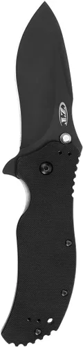 Miniatura 3 de Cuchillo de bolsillo plegable Zero Tolerance 0350; hoja de acero inoxidable S30V de 3.25 pulgadas con acabado DLC de tungsteno negro; escalas