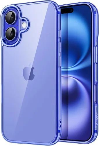 Miniatura 11 de JETech - Funda para iPhone 16e de 15,5 cm 2025, cubierta a prueba de golpes sin amarillamiento, parte trasera transparente antiarañazos