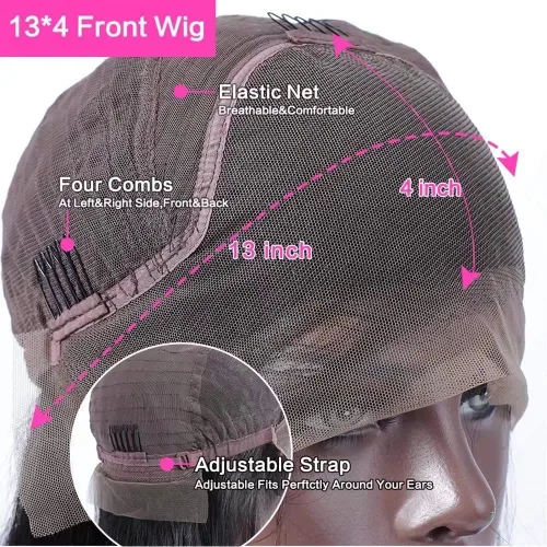 Miniatura 7 de Pelucas cortas de cabello humano rizado estilo Bob con reflejos, pelucas de encaje frontal HD de 13 x 4, pelucas de cabello brasileño con corte