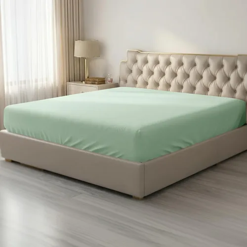 Miniatura 14 de HBHLFZ Sábana Bajera Ajustable King Solamente, Sábana Bajera Suave y Transpirable - 78"x80" Sábana Bajera Ajustable King Size con Bolsillos Blanco
