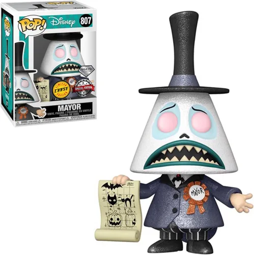 Miniatura 3 de Funko Disney: La pesadilla antes de Navidad - Alcalde (luz negra)
