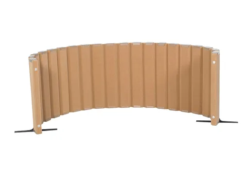Miniatura 11 de Angeles Divisor silencioso de 30" x 6' con paneles de amortiguación de sonido, pared separadora de habitación independiente, azul
