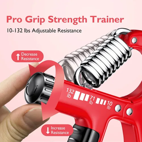 Miniatura 2 de FitBeast Grip Strengthener Forearm Strengthener, Adjustable Hand Grip Strengthener for Strength Training & Rehabilitation, 10-132 lbs Resistance