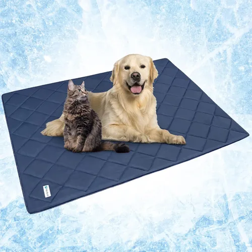 Miniatura 20 de PetAmi Manta Refrigerante Premium para Perros Manta Ligera y Esponjosa para Mascotas, Funda de Cama para Perros, Gatos y Cachorros Manta