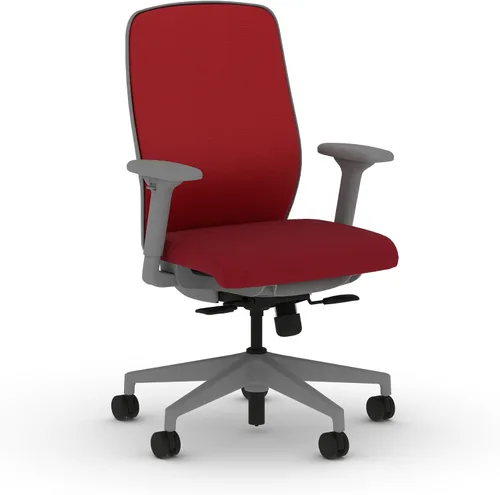 Miniatura 39 de HON Nucleus - Silla de trabajo con control avanzado de inclinación sincronizada, silla de oficina con soporte lumbar, brazos ajustables en altura