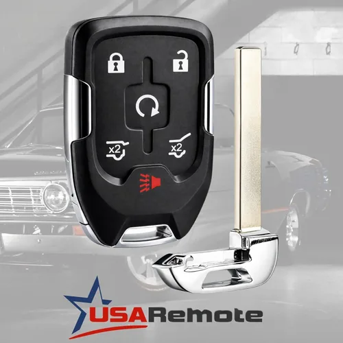 Miniatura 2 de Llavero inteligente con entrada sin llave compatible con 2015-2020 Chevy Suburban/Tahoe/GMC Yukon + Yukon XL (HYQ1AA, 13580802)