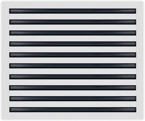 Miniatura 17 de BUILDMART - Cubierta de ventilación de CA moderna de 20x20 - Ventilación decorativa de aluminio negro - Difusor de ranura lineal estándar - Rejilla