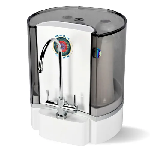 Life Sciences Sistema de agua alcalina, máquina de agua mineral, purificador de agua con infusión de hidrógeno, filtro natural para encimera con
