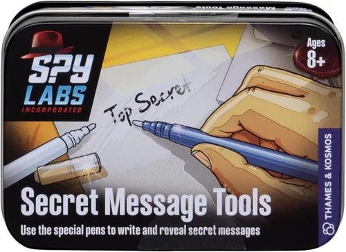 Miniatura 2 de Thames & Kosmos Spy Labs Inc: Herramientas de mensajes secretos intercambian información confidencial con bolígrafos secretos Herramientas