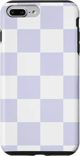 Miniatura 12 de Cute Pastel Lavender Off White Checker Pattern Design Case for iPhone 17