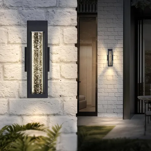 Miniatura 9 de ASD Lámpara LED de pared de vidrio de burbujas de 14 pulgadas 12 W, 300 lúmenes, 3000 K, 5000 K, 120 V, 3CCT, impermeable, regulable