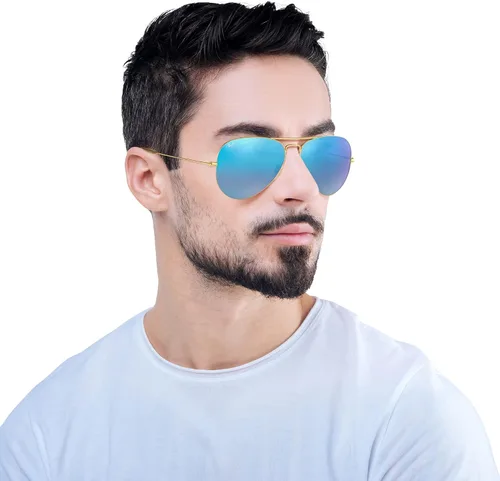 Miniatura 7 de Ray-Ban Rb3025 Classic - Lentes de sol con espejo, diseño de aviador para mujer