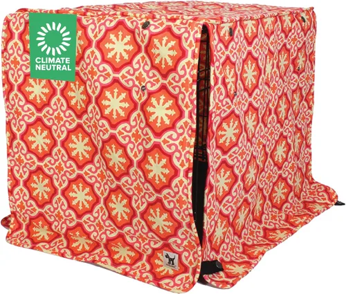 Miniatura 16 de Molly Mutt Wild Horses - Funda para jaula de perro, funda de lona 100% algodón con 2 paneles enrollables, ideal para jaula de perro o gato, Caballos