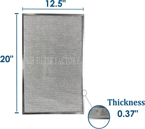 Miniatura 2 de Air Filter Factory Filtro de aluminio de repuesto para Honeywell 203369, F50F1057, F50E1349, F50E1331, F50E1067, F50A1116, F50F1040 fabricados