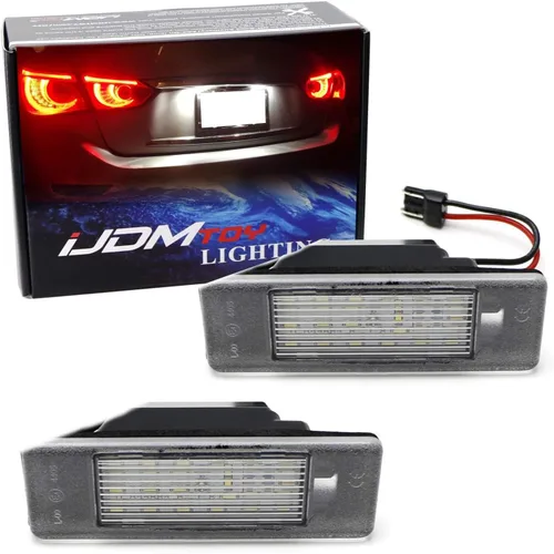 iJDMTOY Kit de luz LED para matrícula de 3 W, de xenón blanco, de 18-SMD, compatible con Infiniti Q50, Nissan Juke Versa X-Trail Rogue Sport