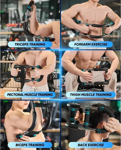 Miniatura 2 de Entrenador de Brazo Twister, Equipo de Entrenamiento de Pecho Ajustable de 40-100 lb, Entrenador de Brazo Power Twist, Fortalecedor de Antebrazo