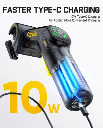 Miniatura 8 de Fanttik C10 Pro BowGuide - Cortador eléctrico de cartón, tijeras inalámbricas con pantalla LED, 2 velocidades ajustables, potente cortador de caja