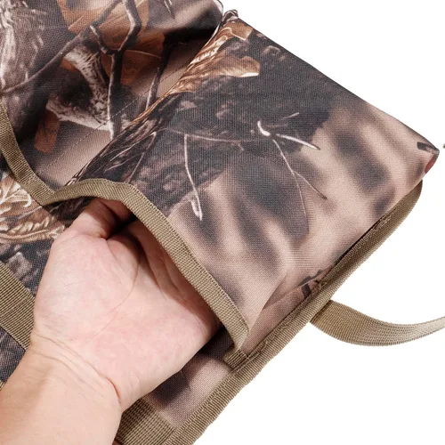 Miniatura 3 de AUSCAMOTEK 2 piezas de asiento de coche trasero escopeta rack camuflaje pistoleras organizador de panales para caza de ciervos de pato