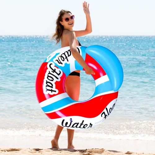 Flotador de piscina para adultos, flotadores de playa para adultos, balsas inflables, sofá de aire para piscina, silla flotante, con dos asas, ideal