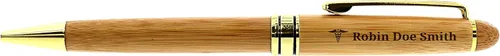 Miniatura 2 de Regalos personalizados para enfermeras, set personalizado de pluma de enfermera, regalo de madera de bambú grabado, 2 cajas de pluma