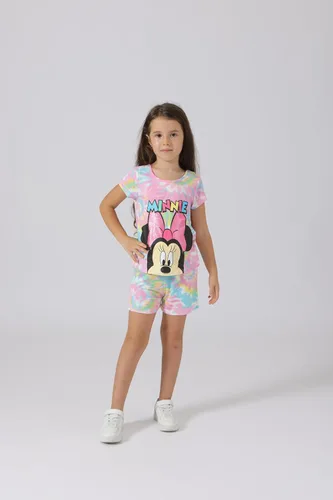 Miniatura 9 de Disney Minnie Mouse - Conjunto de camiseta y pantalones cortos para niñas, multicolor