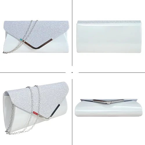 Miniatura 2 de Miss Chow Bolso de mano con purpurina y lentejuelas brillante para fiesta bolso de hombro
