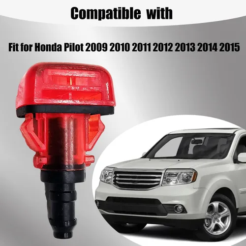 Miniatura 2 de Boquillas para limpiaparabrisas trasero, aptas para Honda Pilot MK2 EX EX-L L X Touring Sport 2009-2015, boquilla de lavado del parabrisas trasero