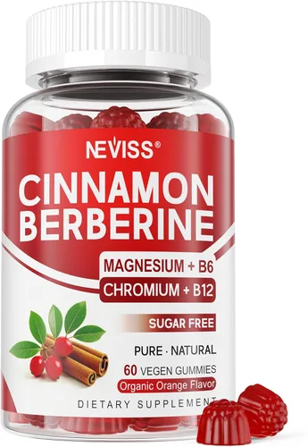 Gomitas orgánicas de Ceilán, canela y berberina, suplemento de berberina sin azúcar, complejo de berberina, berberina con canela de Ceilán, melón
