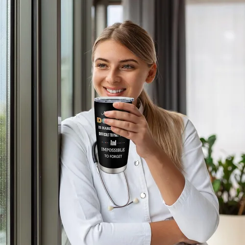 Miniatura 6 de Vaso de 20 onzas, regalo de agradecimiento al médico/graduación para hombres/mujeres, regalo de jubilación/día del médico para Dr./MD Cup 1 unidad