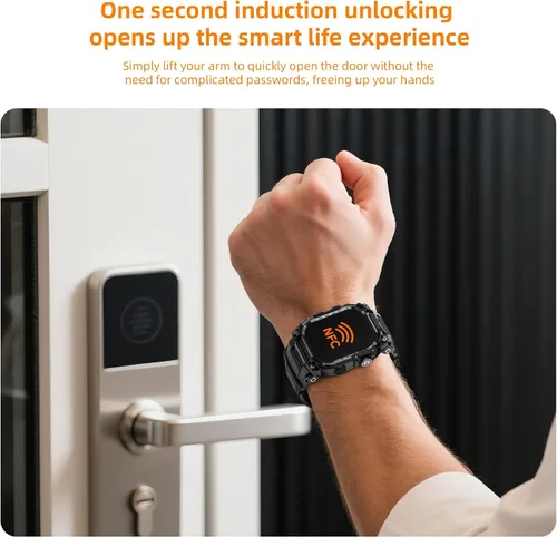 Miniatura 8 de LOKMAT Reloj inteligente 4G AMOLED de 2.06 pulgadas, 3GB+32GB para hombre, militar, resistente, deportivo, Android, con cámara giratoria, WiFi
