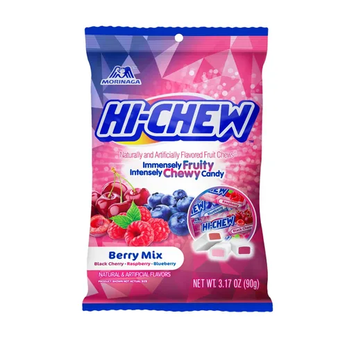 Miniatura 26 de HI-CHEW Mezcla Superfruit, 3.17 oz, 6 piezas, sin gluten, elaborada con sabores de frutas naturales y artificiales