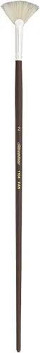 Miniatura 32 de Silver Brush Limited 1903S6 Bristlon Filbert - Brocha para pinturas acrílicas y al óleo, tamaño 6, mango corto Filbert - Mango corto
