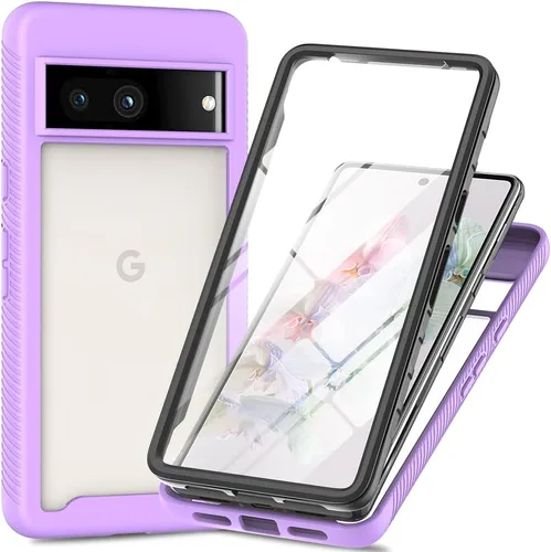 Miniatura 14 de Funda para Google Pixel 7a Funda con protector de pantalla para Google Pixel 7a 5G, color negro
