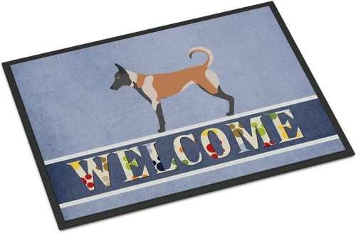 Miniatura 160 de Caroline's Treasures BB8321JMAT - Felpudo de bienvenida Berger Picard de 24 x 36 pulgadas, tapete azul para puerta delantera, para interiores