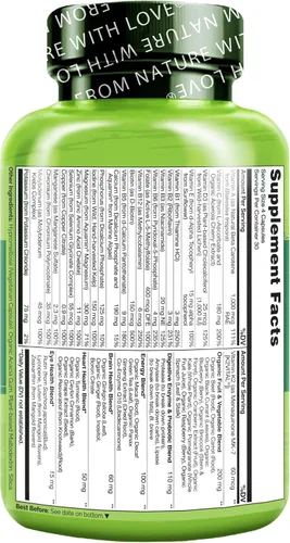 Miniatura 4 de Naturelo Multivitamina alimentaria completa para hombres, 1