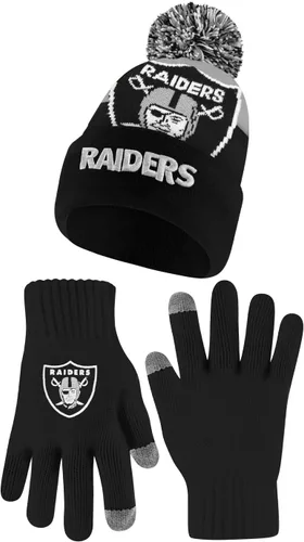 Miniatura 28 de Ultra Game Adults NFL Official Super Soft Winter Beanie Knit Hat With Warm Touch Screen Gloves Color del equipo 2