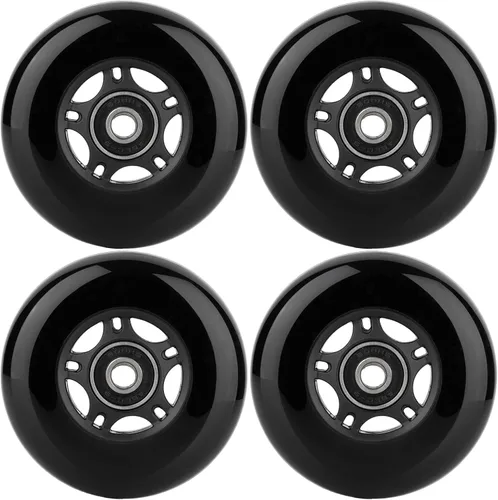 Ruedas de patinaje en línea con rodamientos ABEC-9 y espaciadores flotantes para cuchillas patines de hockey, 85A para interiores y exteriores, 2.43