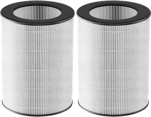 Paquete de 2 filtros purificadores de aire DR-HPA019 compatibles con ventilador de torre purificador de aire MC710S, DR-HTF010S, filtro de repuesto