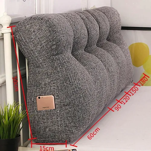 Miniatura 7 de Almohada de cuña triangular Soporte de posicionamiento Cojín de espalda de lectura Respaldo Soporte de posicionamiento Almohada Almohada de Cabecero