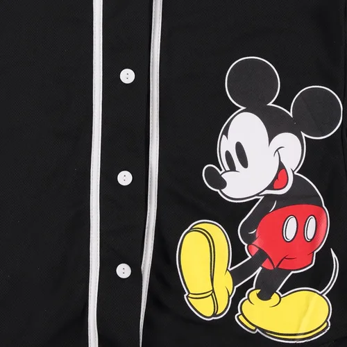 Miniatura 15 de Disney Camiseta de béisbol de Mickey Mouse con botones para mujer, diseño de Mickey y Minnie Mouse