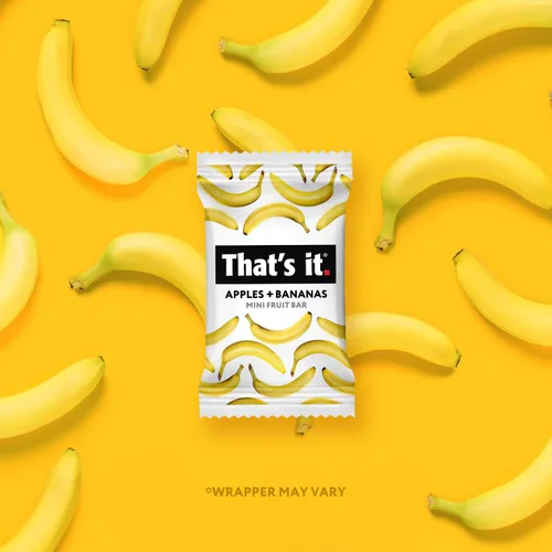 Miniatura 6 de That's It. Paquete variado de barras de frutas de tamaño divertido (50 piezas, 0.35 onzas cada uno) con manzanas + plátanos, manzanas + arándanos
