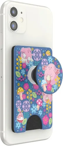 Cartera para teléfono PopSockets con agarre expandible para teléfono, tarjetero para teléfono, Pokémon - Chansey Wonderland