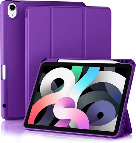 Miniatura 28 de Akkerds Funda compatible con iPad Air de 11 pulgadas de 7ª/6ª generación (M3/M2) 2025/2024, para iPad Air de 5ª/4ª generación de 10.9 pulgadas Rosa