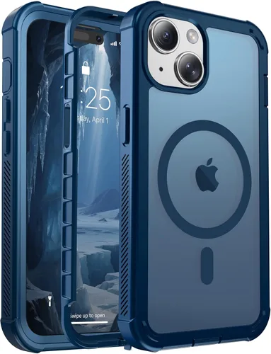 Miniatura 120 de jaroco - Funda magnética compatible con MagSafe para iPhone 11 de 6.1 pulgadas; protección de grado militar contra caídas, de doble capa