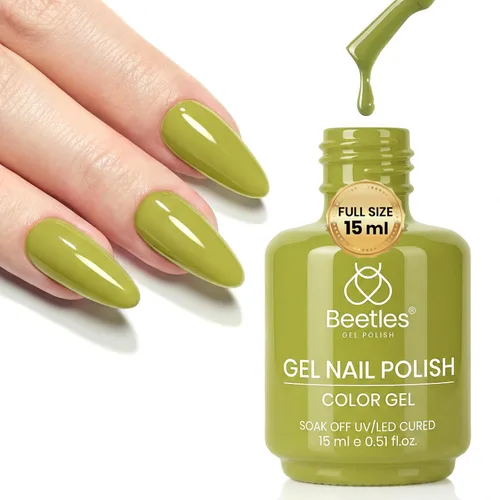 Miniatura 25 de Beetles - Esmalte para uñas en gel color rosado natural y neutro "Bella Light" para manicura permanente, para lámpara led, apto para todas