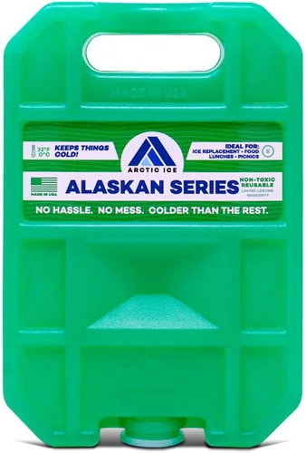 Miniatura 10 de Arctic Ice Bolsa de hielo reutilizable de larga duración de la serie Alaskan, se congela a 32 ° Fahrenheit, mantiene los alimentos y bebidas frescos